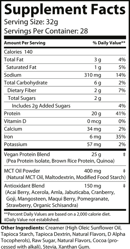 Vital Force Vegan Protein Blend (Chocolate Milkshake)